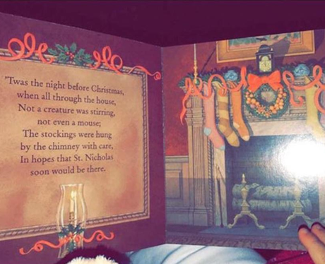 Kourtney Kardashian reads her kids Twas The Night