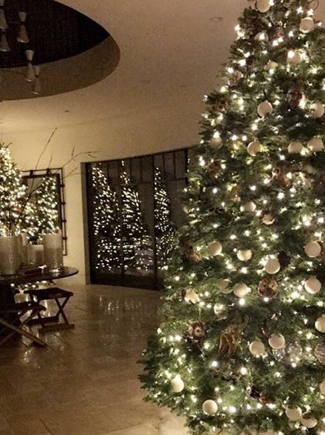 Kourtney Kardashian's Christmas trees