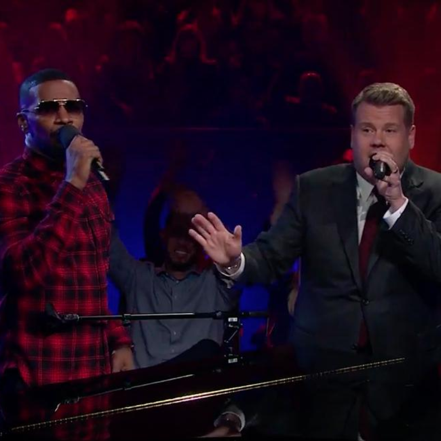 James Corden and Jamie Foxx Public Domain Songs