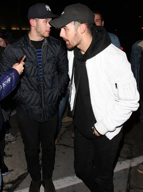 Jonas Brothers head out for dinner