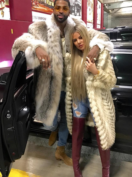 Khloe Kardashian and Tristan