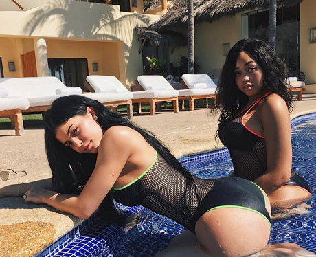 Kylie Jenner enjoys a pool day