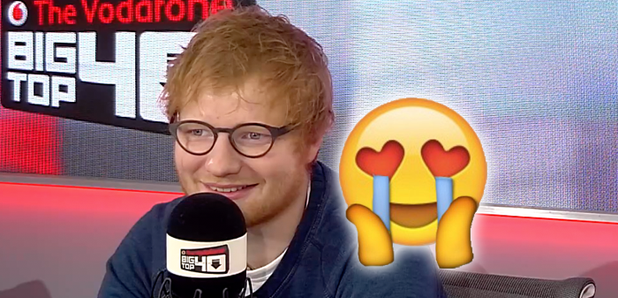 Ed Sheeran Baby Talk On Vodafone Big Top 40