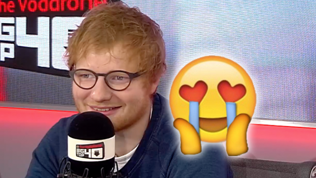 Ed Sheeran Baby Talk On Vodafone Big Top 40