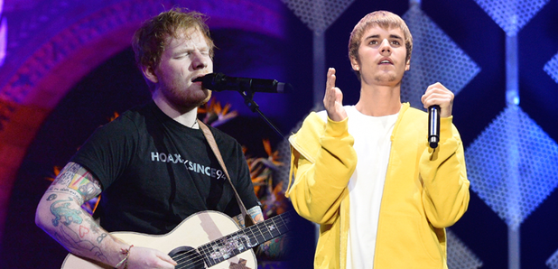 Ed Sheeran Justin Bieber Live
