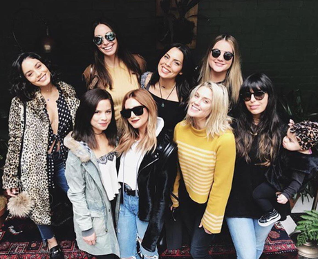 Ashley Tisdale and Vanessa Hudgens reunite for bru