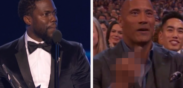 Here S Exactly Why Kevin Hart S Speech Sparked That Rude Reaction From Dwayne Johnson Capital