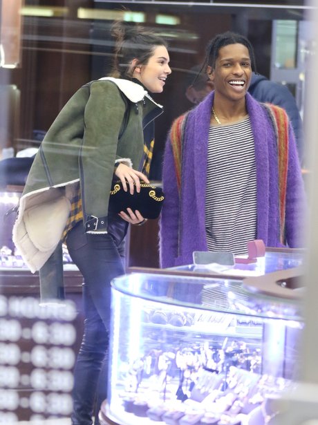 Kendall Jenner and A$AP Rocky go jewellery shoppin