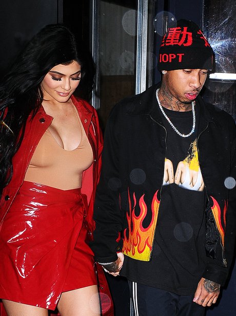 Kylie Jenner and Tyga out on date night... with Th
