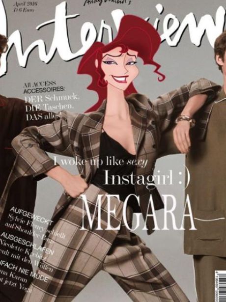 Disney Princesses as models Instagram