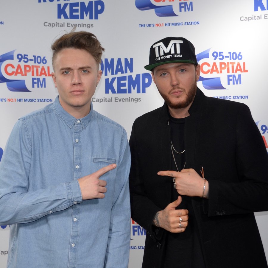 Roman Kemp and James Arthur