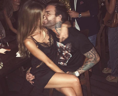 Lauren Pope and Aaron Chalmers on holiday