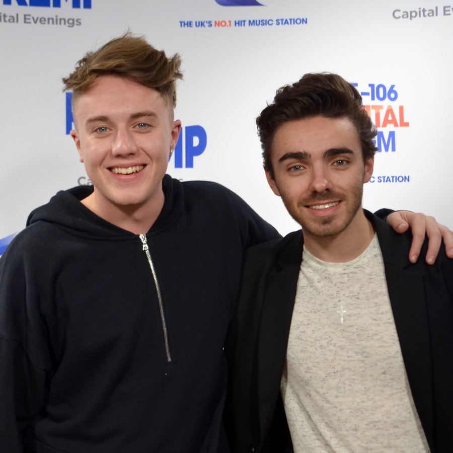 Nathan Sykes with Roman Kemp