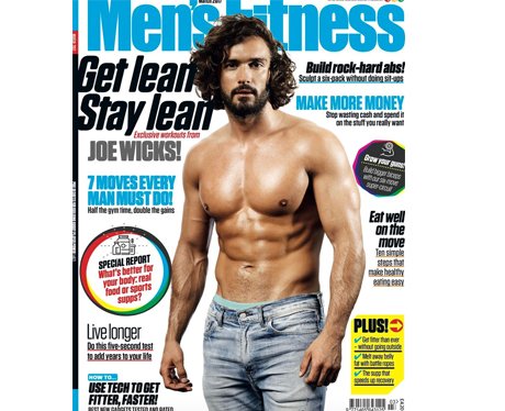 The Body Coach on the cover of Men's Fitness
