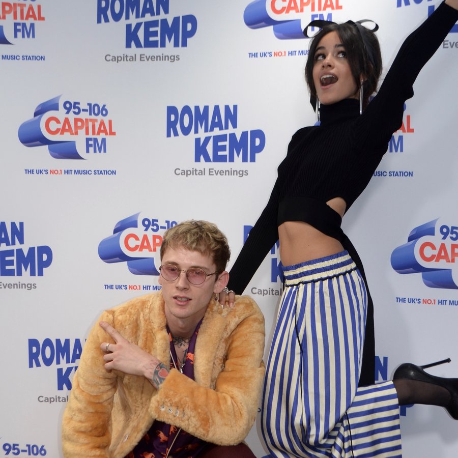 Camila Cabello and Machine Gun Kelly with Roman Kemp