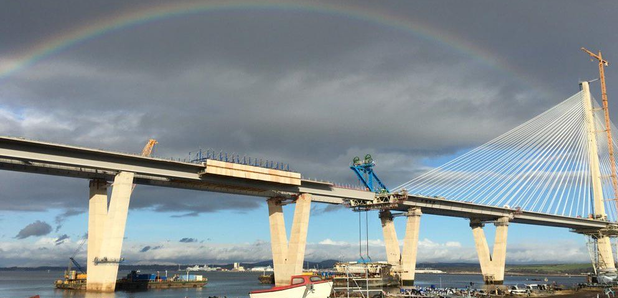 Last section of Queensferry crossing put into plac