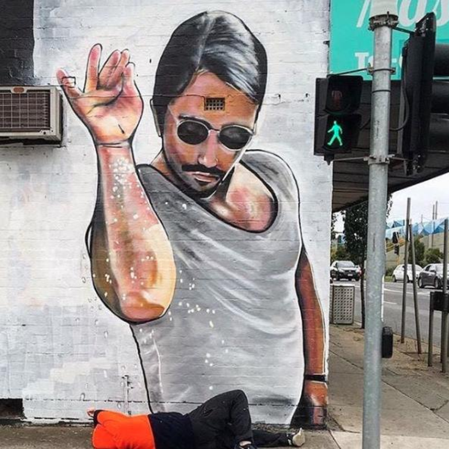 Salt Bae Grafitti