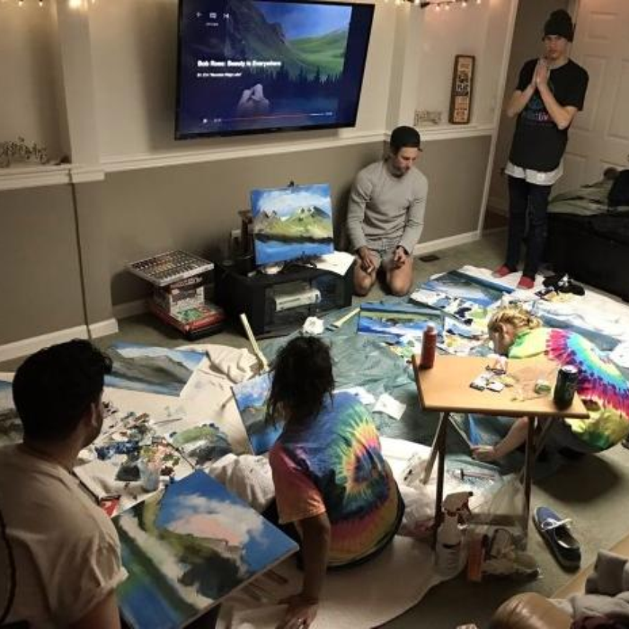 bob ross party