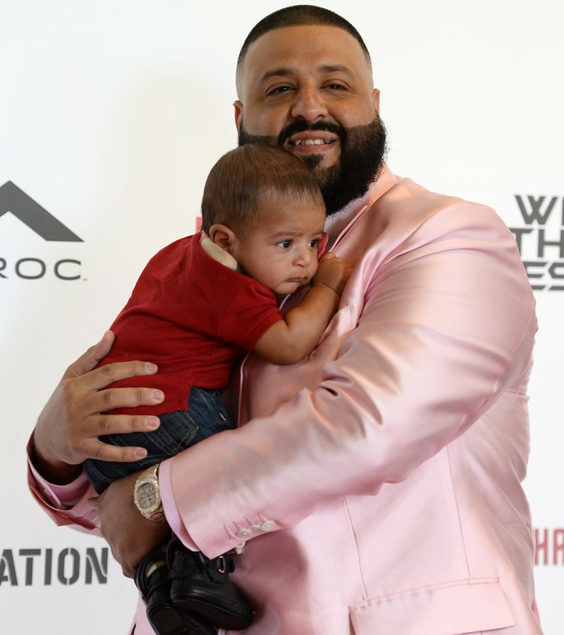 DJ Khaled with his son