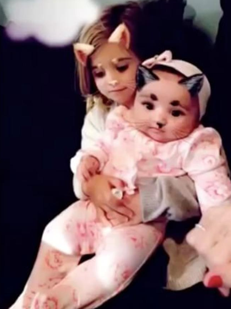 Dream Kardashian and Penelope Disick hang out