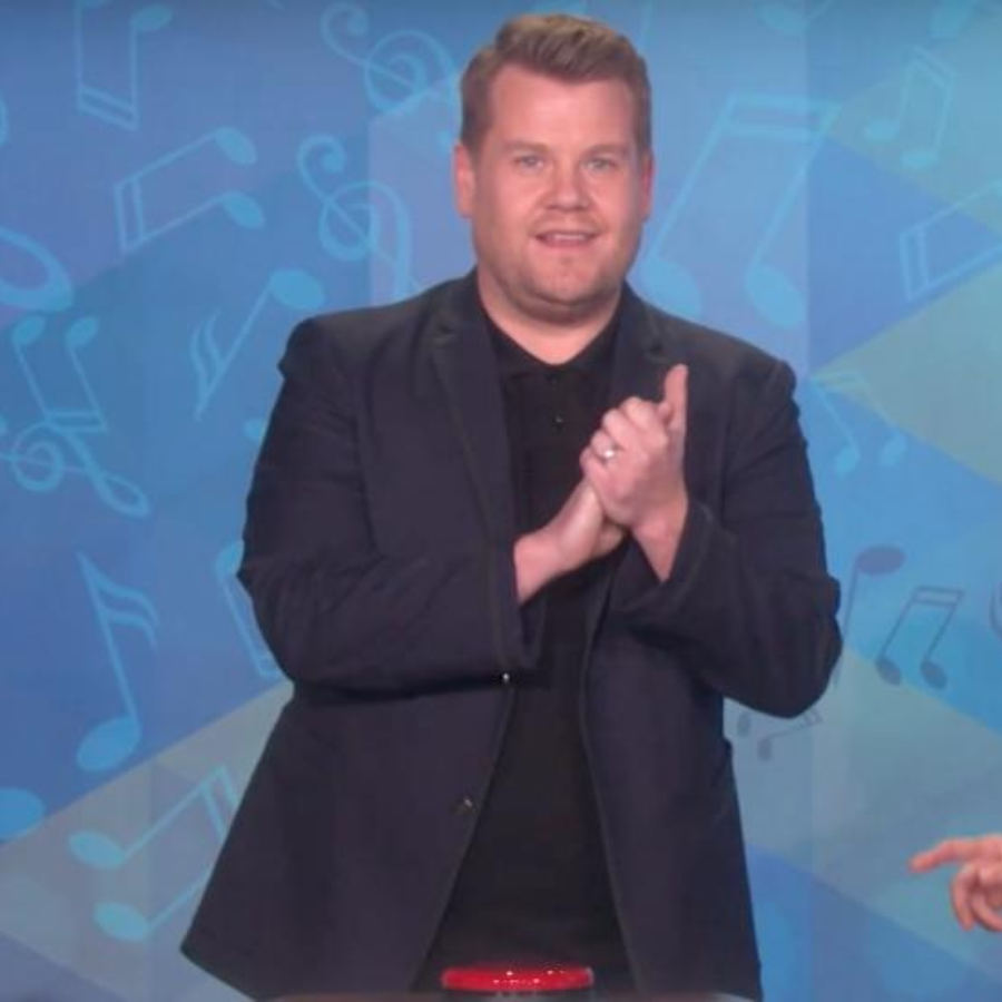 'Finish the Lyric' with Ellen, James Corden & Jesse Tyler Ferguson