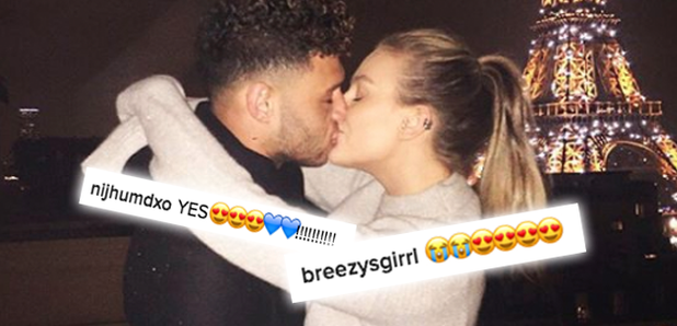 Perrie Edwards Oxlade Chamberlain post