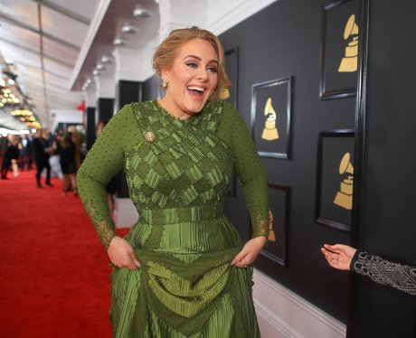 Adele arrives at the Grammy Awards 2017