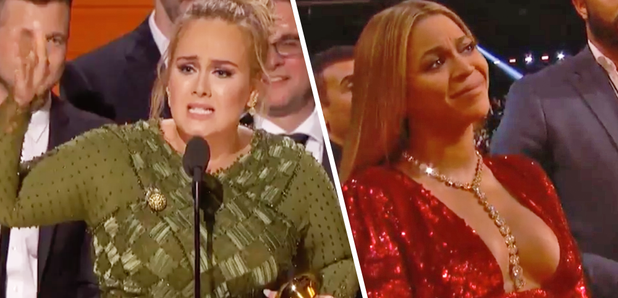 Adele Beyonce Grammys 