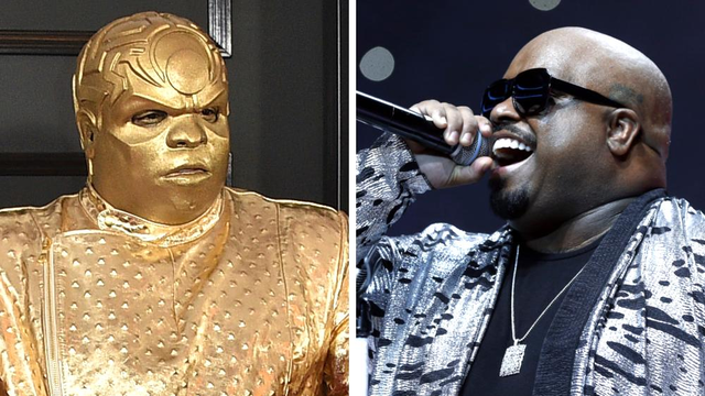 Cee Lo Green Gold Suit GRAMMYs