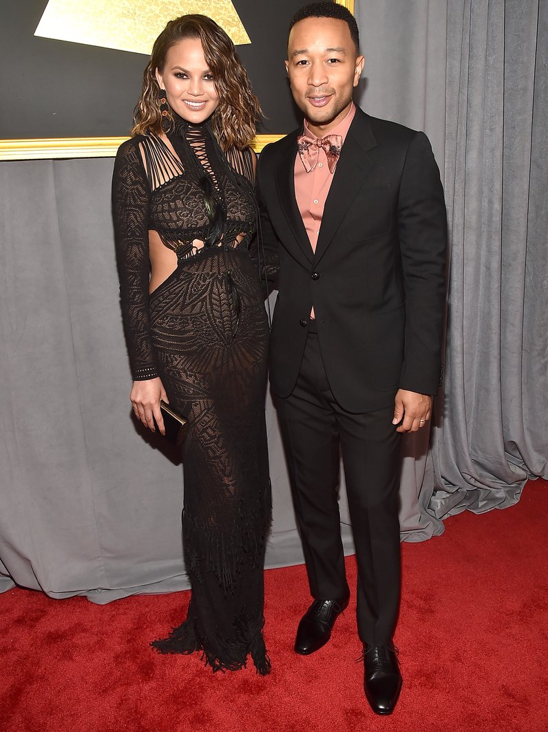 Chrissy Teigen and John Legend Grammy Awards 2017