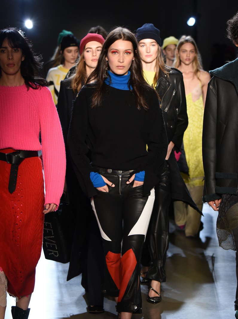 New York Fashion Week Catwalk Bella Hadid for Zadi