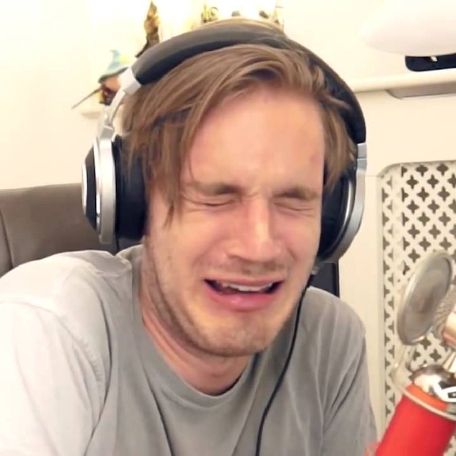 PewDiePie Crying Face