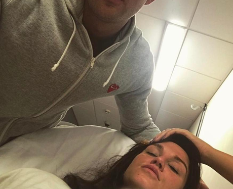 Vicky Pattison spends Valentine's Day in hospital