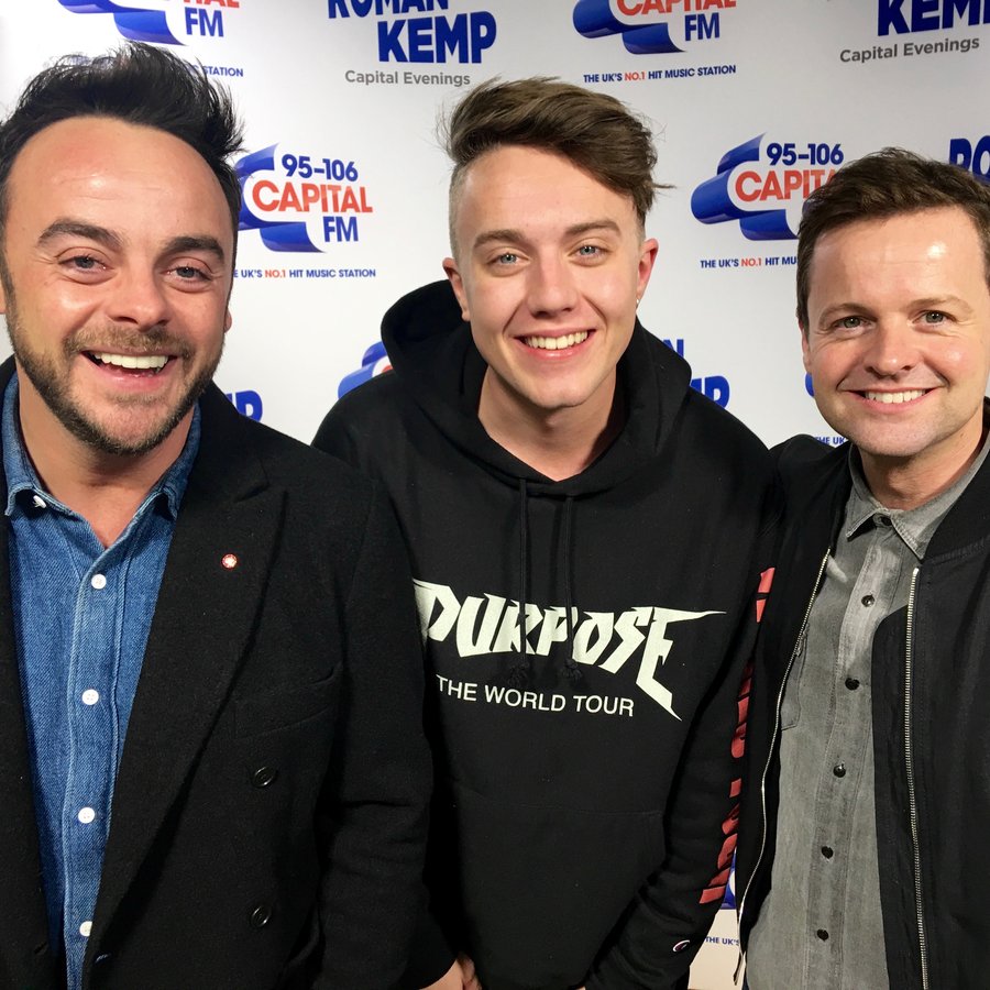 Ant & Dec with Roman Kemp