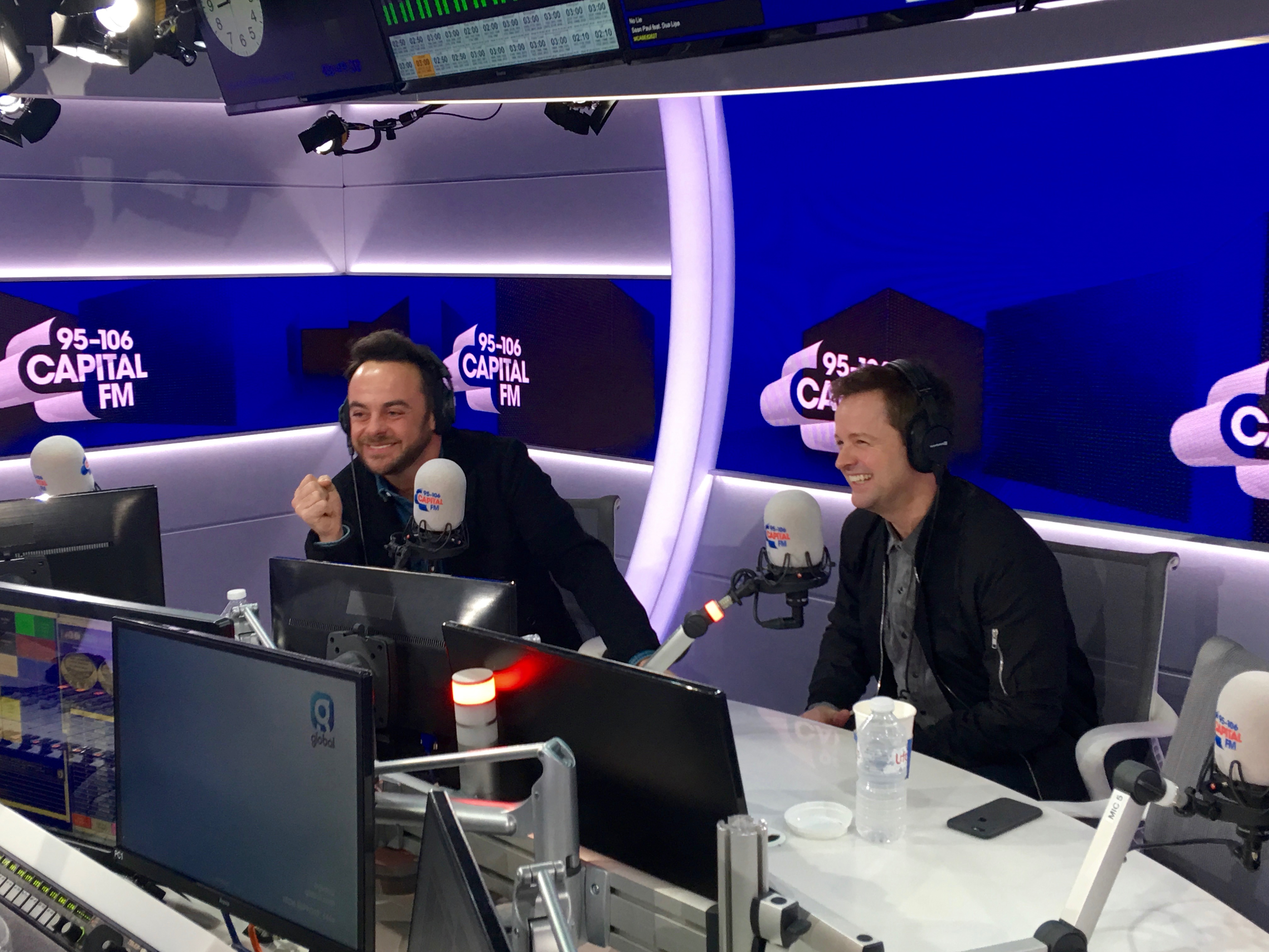 Ant and Dec with Roman Kemp
