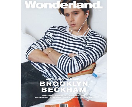 Brooklyn Beckham on the cover of Wonderland