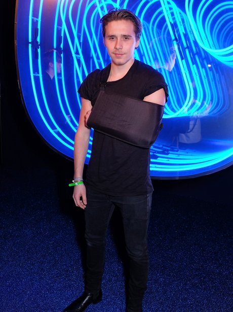 Brooklyn Beckham rocks up to the BRITs after party