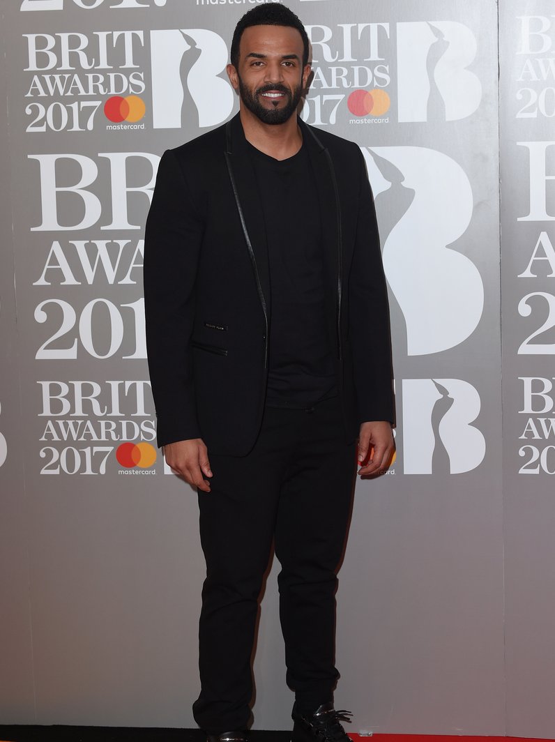Craig David BRITs 2017 Red Carpet Arrivals