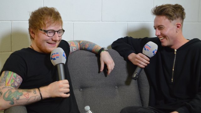 Ed Sheeran and Roman 