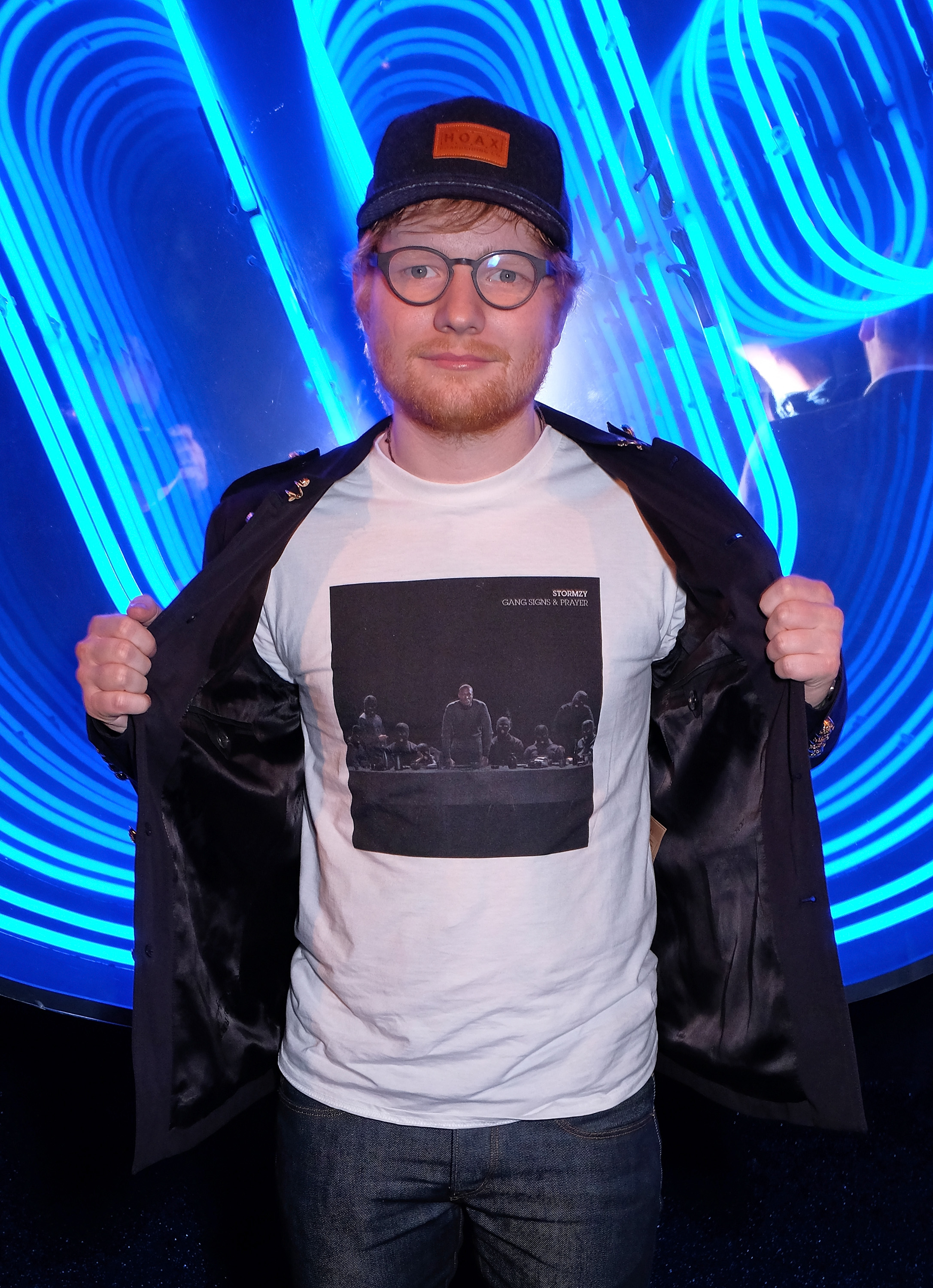 Ed Sheeran at the BRITs Afterparty