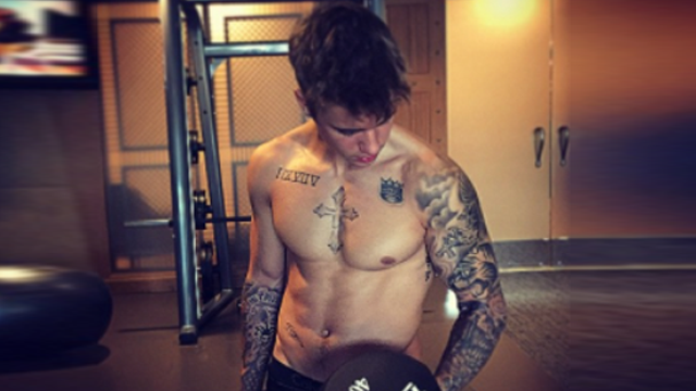 Justin Bieber In The Gym Instagram