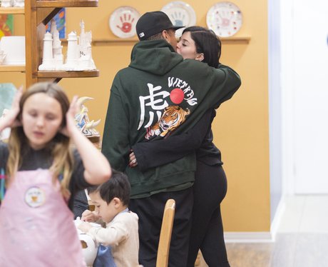 Kylie Jenner and Tyga pack on the PDA at Colour Me