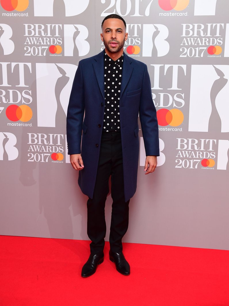 Marvin Humes BRITs 2017 Red Carpet Arrivals