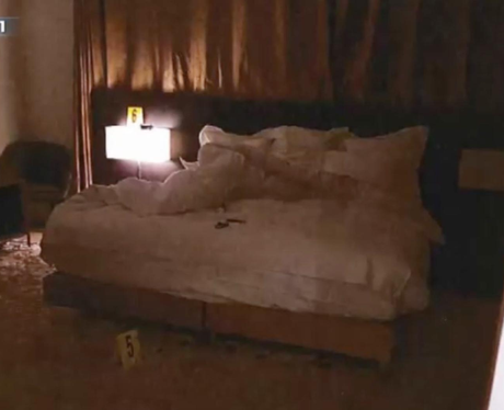 Photos from Kim Kardashian's raided hotel room are