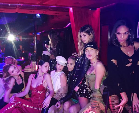 Bella Hadid Kendall Jenner And Gigi Hadid Party With