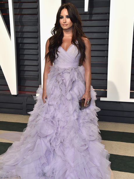 Demi Lovato at the Vanity Fair after party