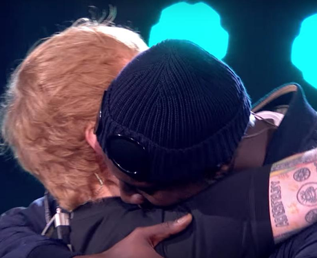 Ed Sheeran Stormzy Brit Awards On Stage