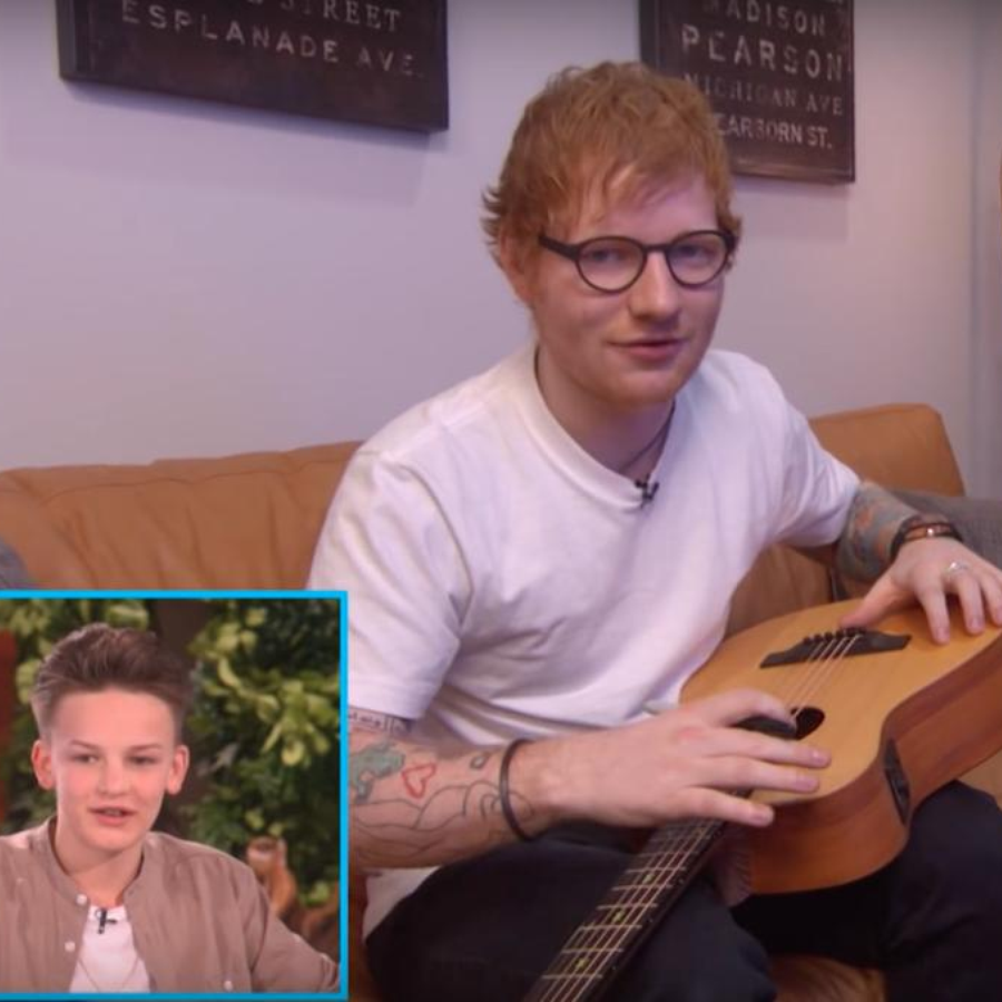 Ellen Ed Sheeran A Teen Singer-Songwriter's Superstar Surprise