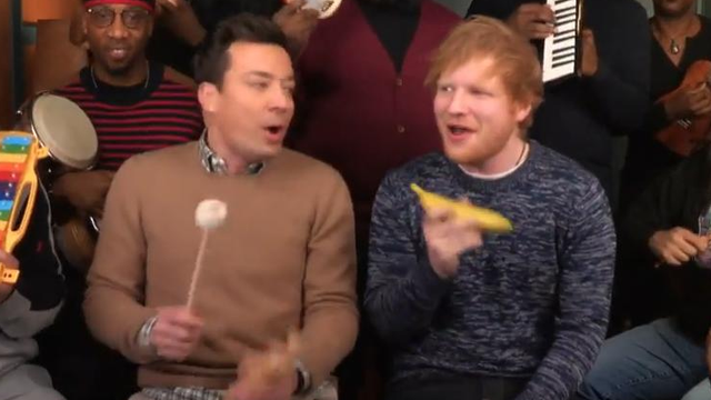 Jimmy Fallon, Ed Sheeran & The Roots Sing