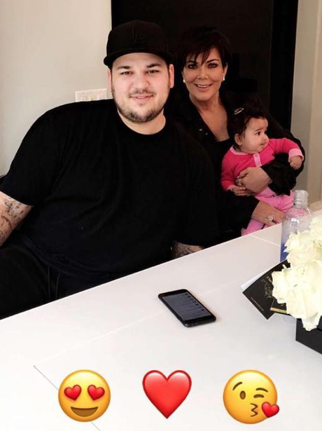 Kris Jenner and Rob Kardashian spend time with Dre